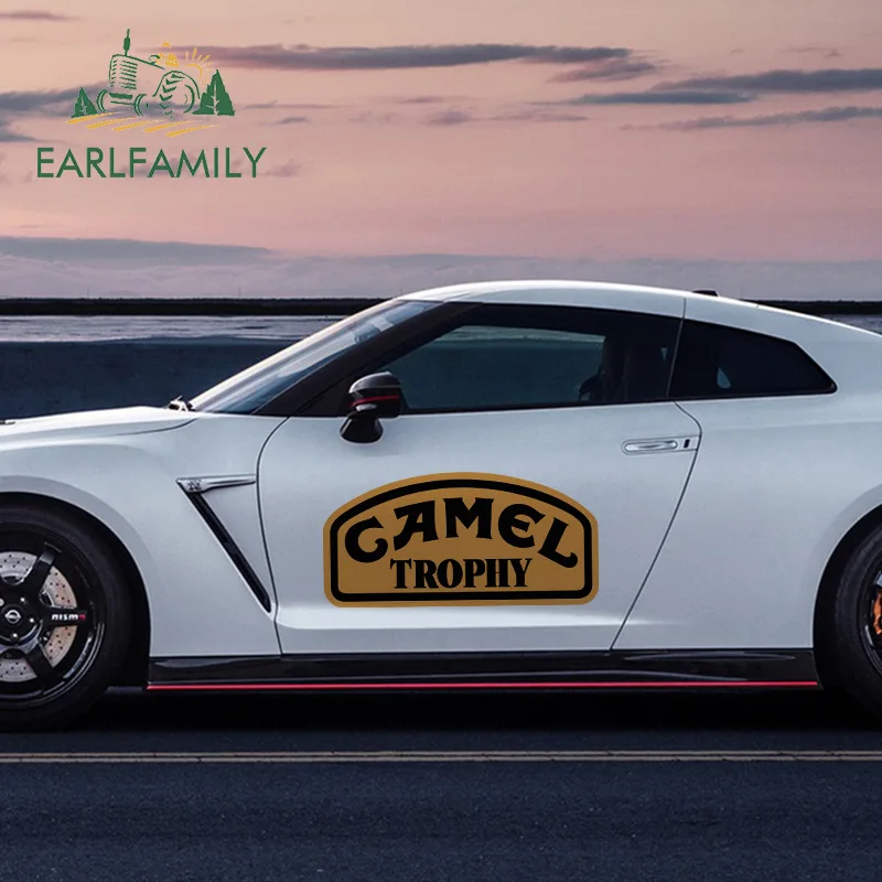 EARLFAMILY 43cm x 22.2cm Personality Car Body Sticker FOR Camel Trophy Vinyl Funny Car Styling Decal JDM Waterproof Sticker