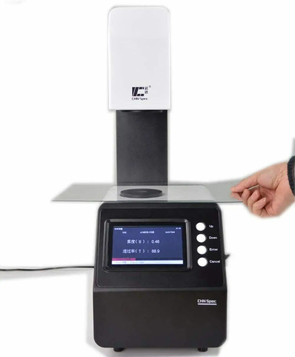 Enkel Kaliber Lab Hazemeter Haze Tester Gauge Met Drie Soort Verlichtingsmiddel A C D65 Lichttransmissie Meter 21mm Diafragma Accurac