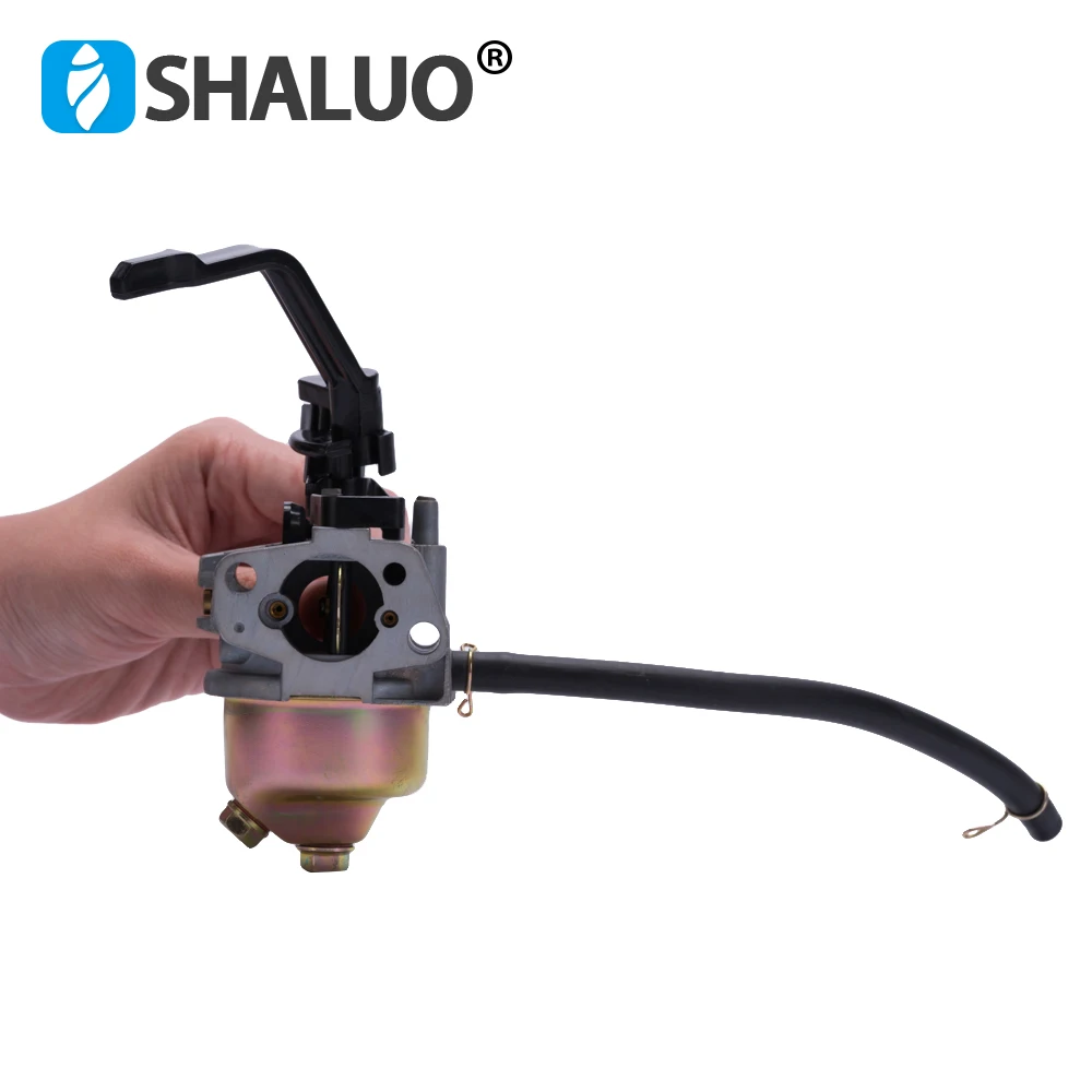 GX160 168F 170F Gasolina Generator Carburetor Assembly Kit with Pipe For Generator Parts 2KW 3KW 5.5HP 19MM Hole distance