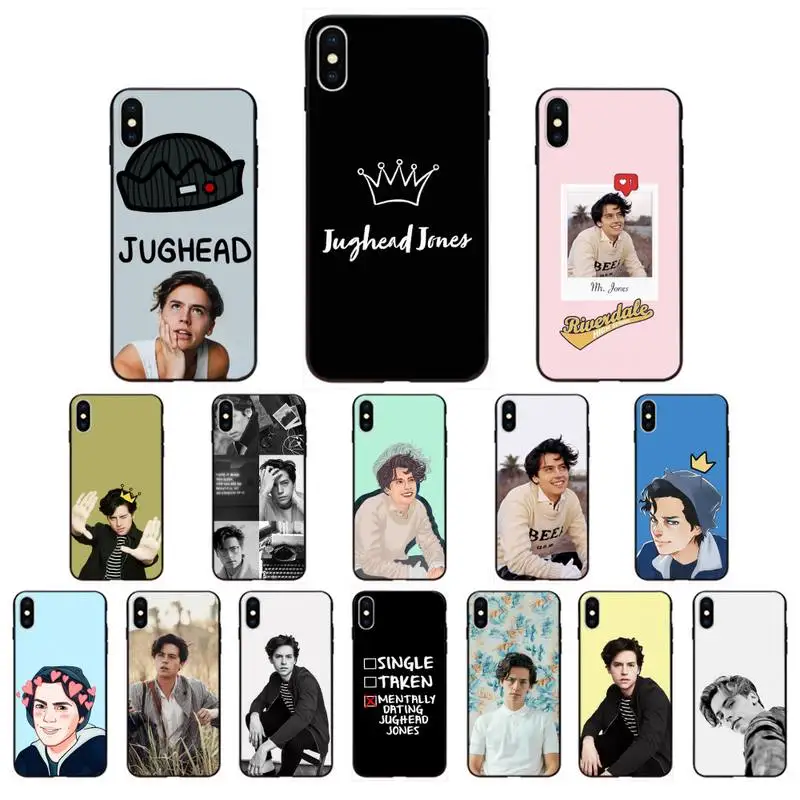 YNDFCNB Riverdale Jughead Jones Cole Sprouse Phone Case for iphone 11 12 Mini Pro Max X XS MAX 6 6s 7 8 Plus 5 5S 5SE XR SE2020