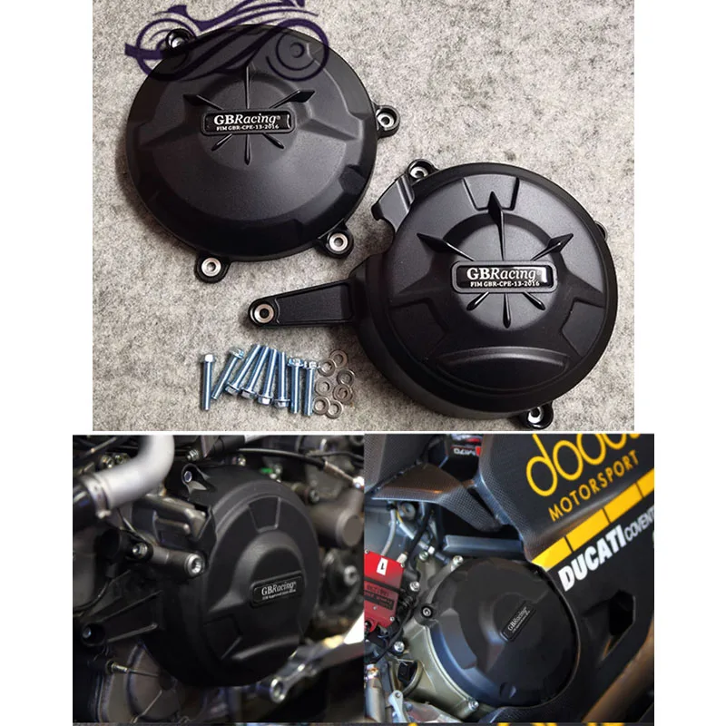 

Motorcycle engine cover protective cover engine anti falling cover applicable to for ducati-1199 2012-2014 1299 2016-2020