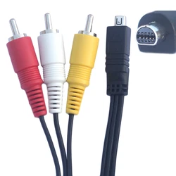 10 pinów do Svideo AV RCA aparat cyfrowy kamera kabel do Sony DV