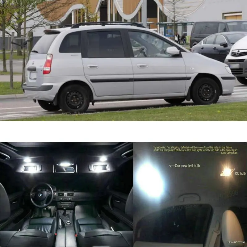 Led interior lights For Hyundai matrix fc 9pc Led Lights For Cars lighting kit automotive bulbs Canbus