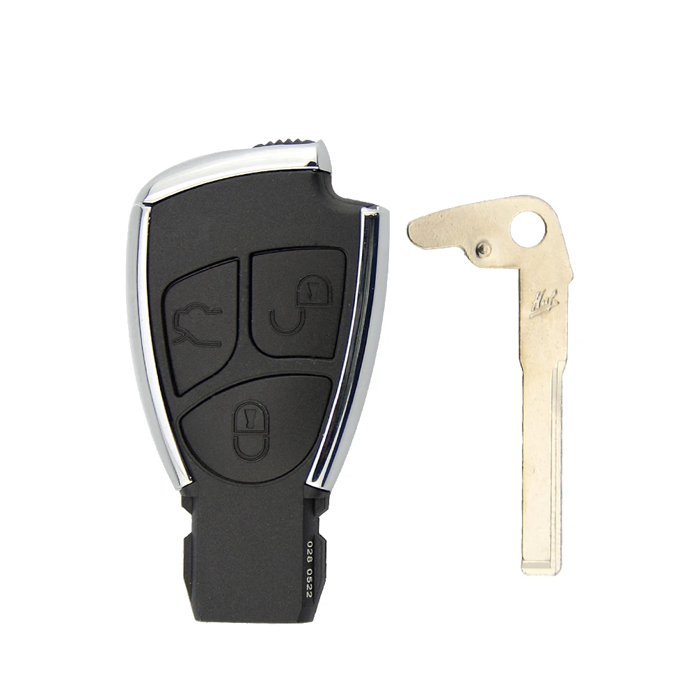 XNRKEY 3 Buttons Modified Car Key Replacement Remote Key Shell For Mercedes Benz C B E Class W203 W211 W204 YU BN CLS CLK
