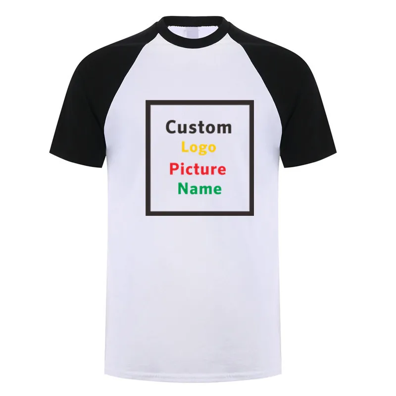 Custom T Shirt Make Your Design Logo Text Men Print Company Team High Quality Cotton Tshirt Personalized Gift 21 Colors XS-5XL