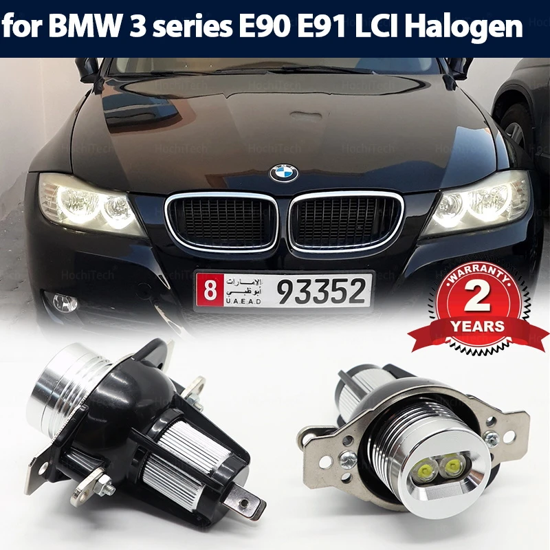 Daytime Light High Power Long Lasting Life 20W 6000K White angel eyes LED Marker for BMW 3 series E90 E91 LCI gen Headlight