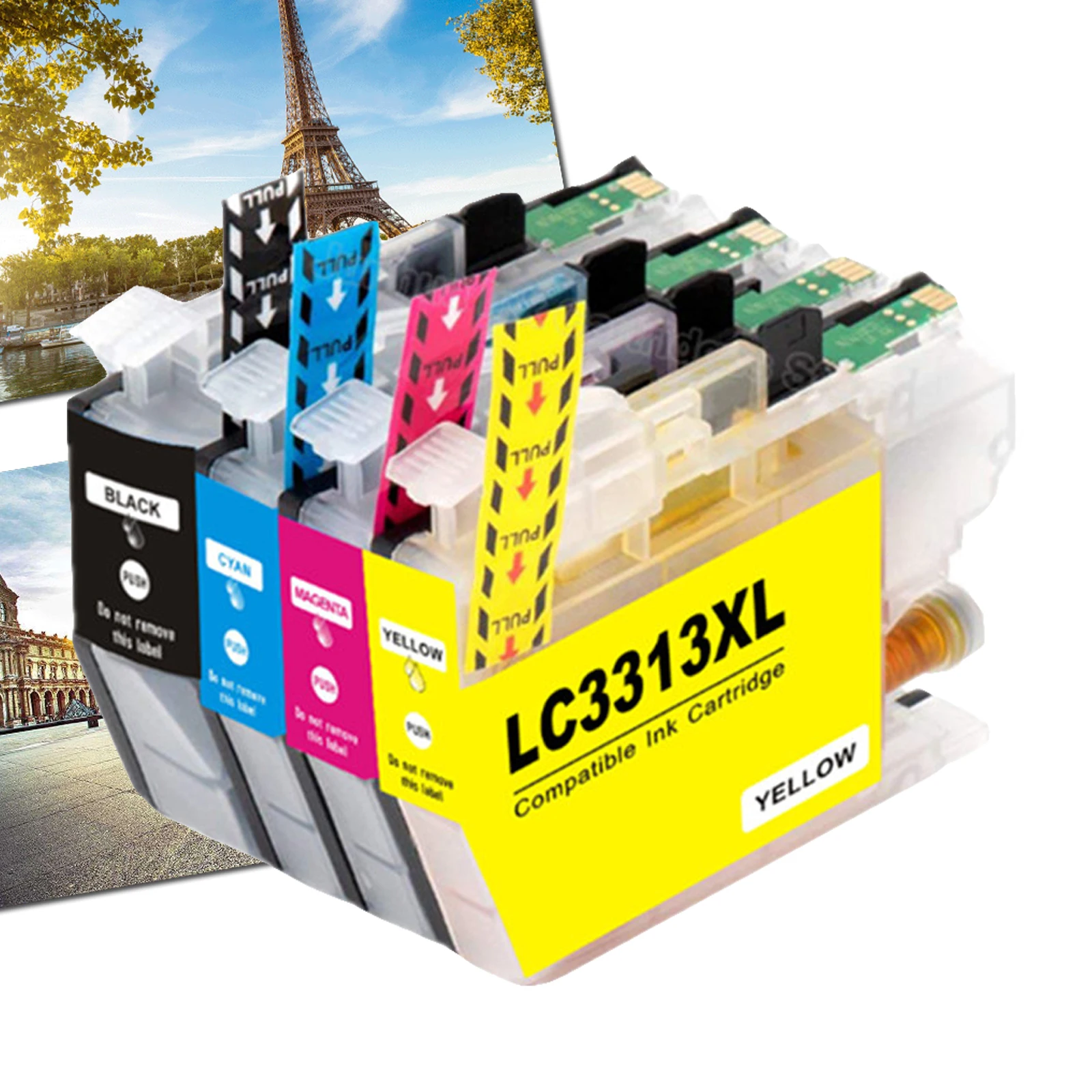 

OGOUGUAN Compatible for Brother LC3313 LC3311 High-Yield Ink Cartridge Suit For Work with DCP-J772DW MFC-J491DW MFC-J890DW Etc.