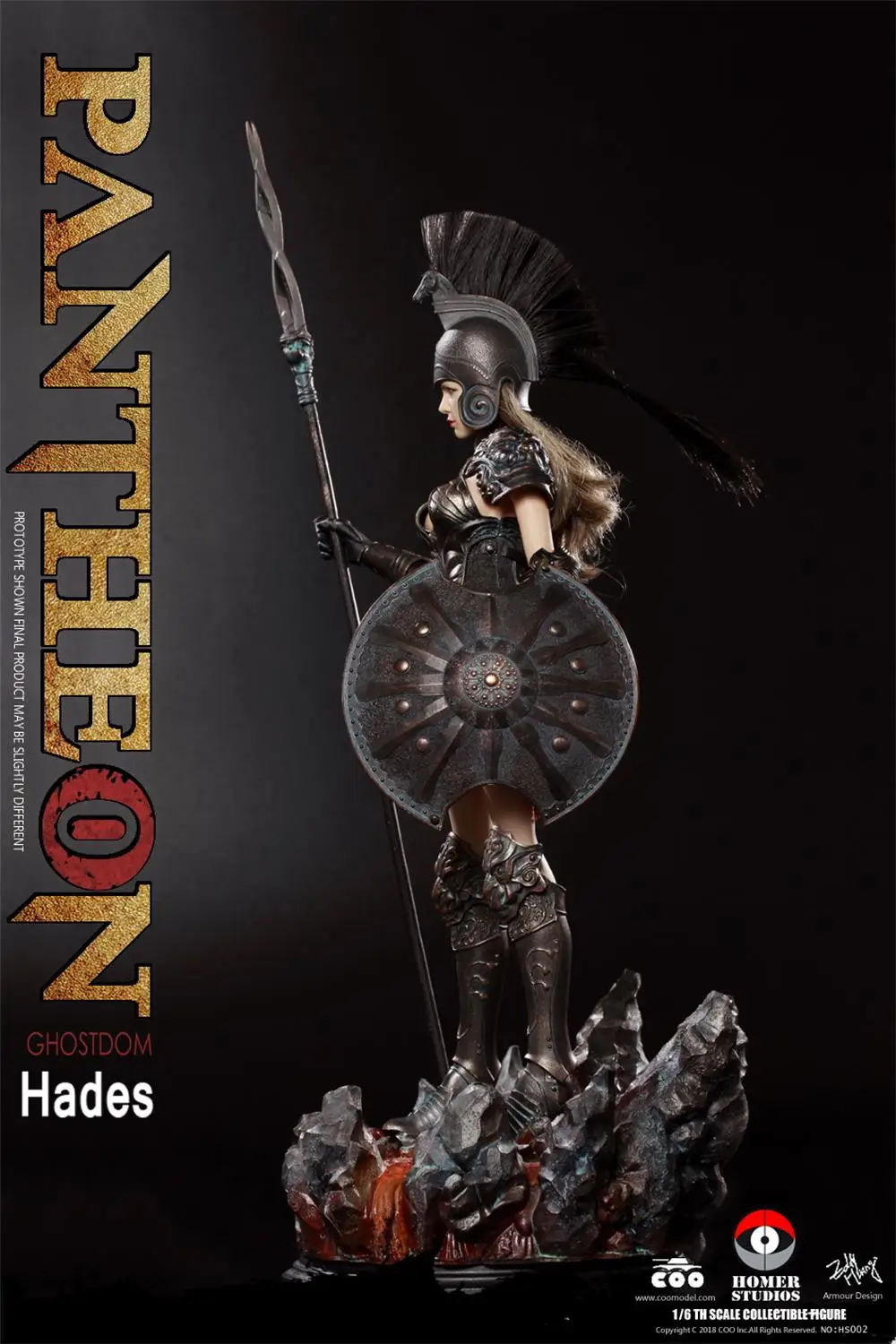 In Stock Scale 1/6 COOMODEL X HOMER HS002 Pantheon Hades Female High Shoes Solid Boots Metal Alloy Material For 12inch Body Doll