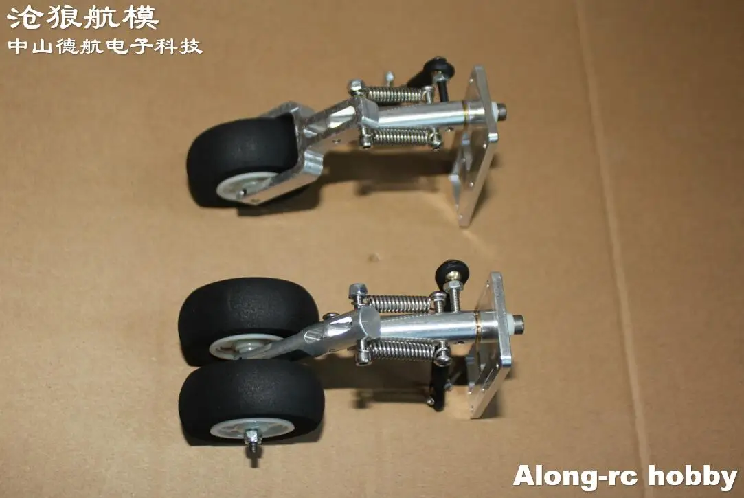 Train d'atterrissage à genoux avant ou arrière de 98mm, amortisseur et rotation avec Servo, adapté aux modèles d'avion RC, avion à réaction EDF, pièce de bricolage