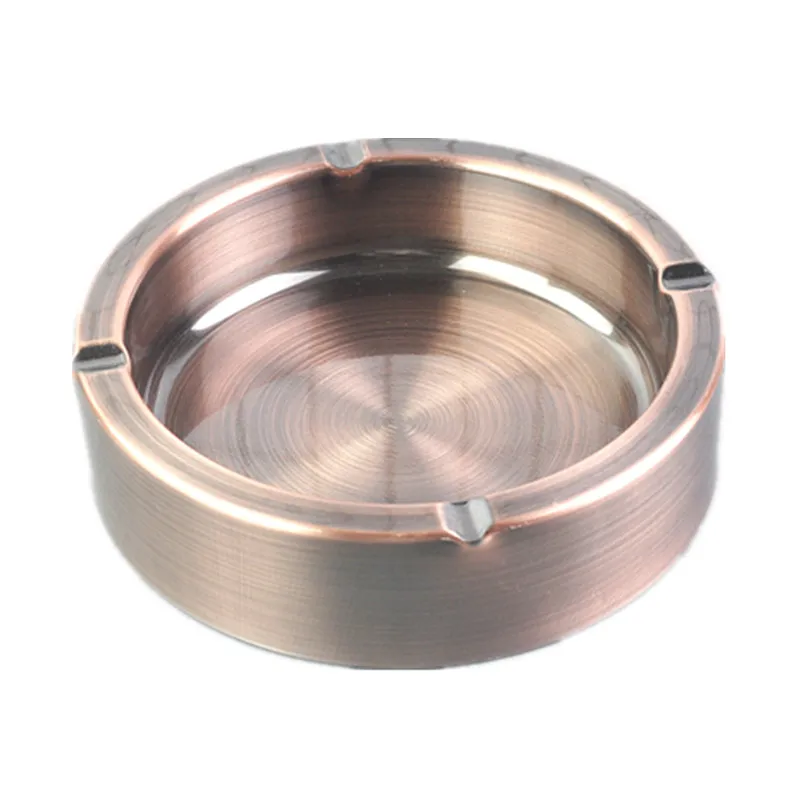 

Stainless Steel Household ashtray, Living Room Metal Thickening, falling proof, Individual creativity