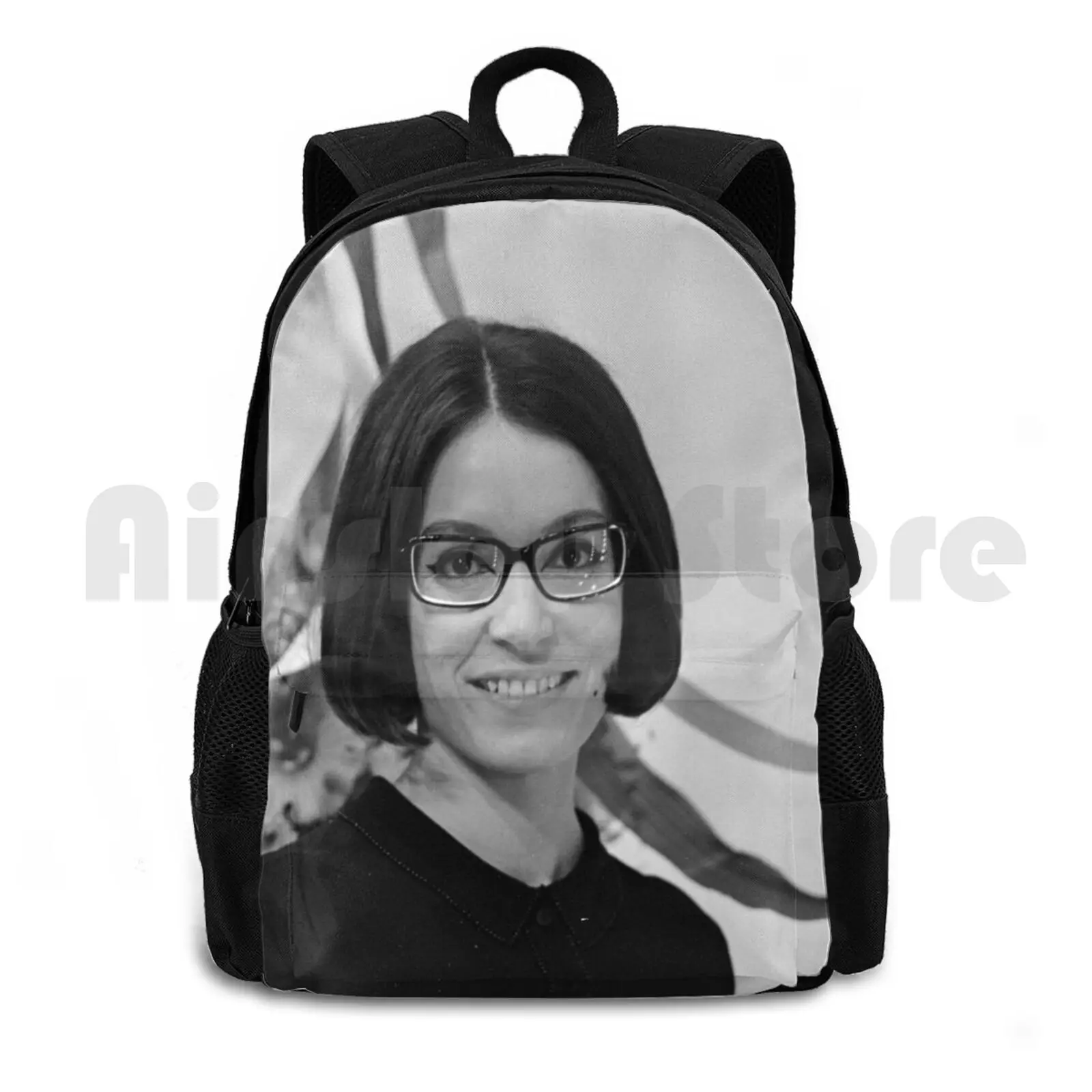 Nana Mouskouri , The Glorious Greek Singer Outdoor Hiking Backpack Riding Climbing Sports Bag Nana Mouskouri Greece Greek