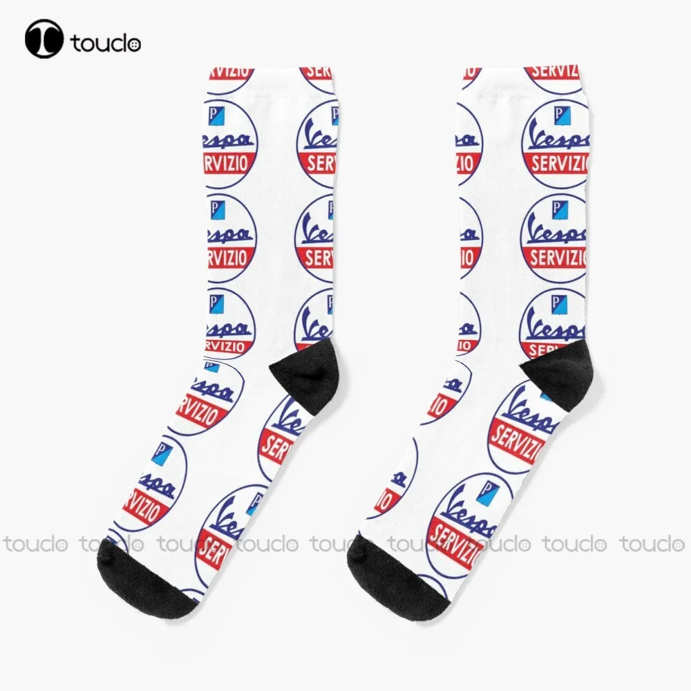 Vespa Holic 1 Socks Long Socks For Men Unisex Adult Teen Youth Socks Personalized Custom 360° Digital Print Hd High Quality