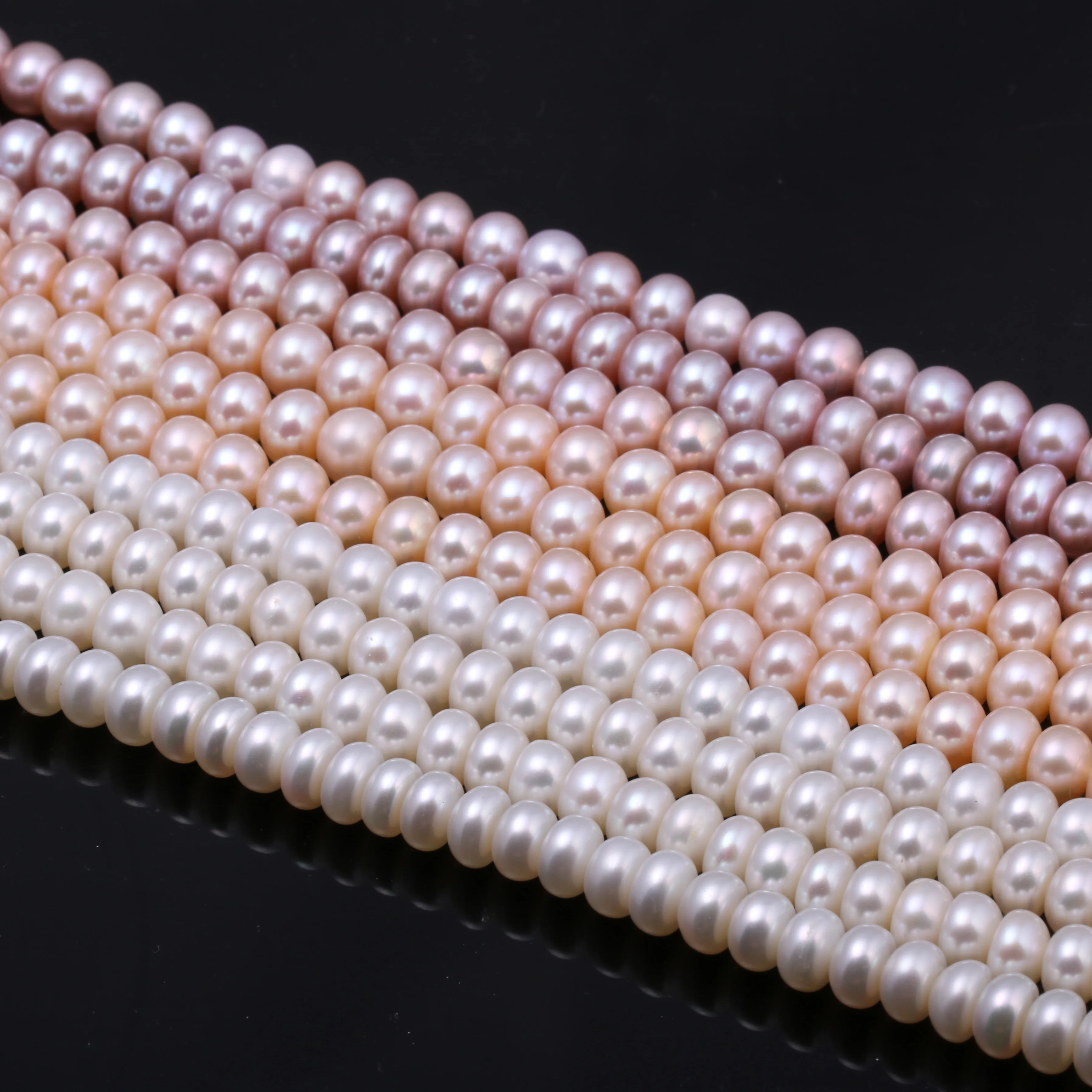 Natural Freshwater Pearls Beads High Quality 36 cm Punch Loose Beads for Jewelry Making DIY Women Necklace Bracelet 6-7 mm