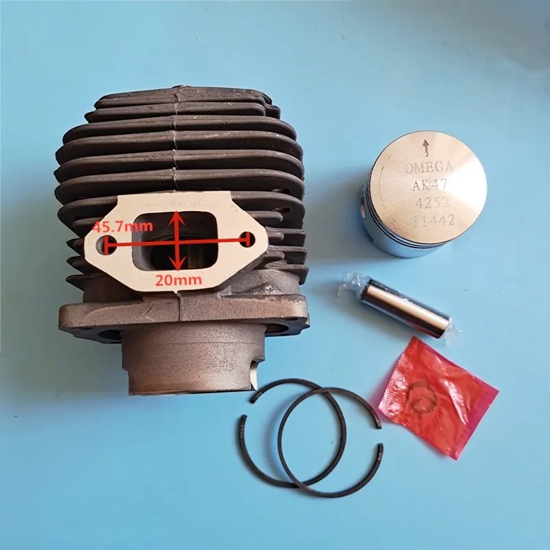 Zylinderkolbensatz 48 mm passend für Solo 423 425 423EU Motorsprüher Nebelstaubwedel Zylinderring-Stiftklemmen-Baugruppe
