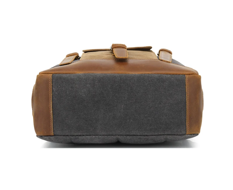 خمر مقاوم للماء مشمع قماش حقيبة جلدية للمراهقات موضة حقيبة مدرسية الرجال حقيبة الظهر الذكور على ظهره حقيبة كبيرة