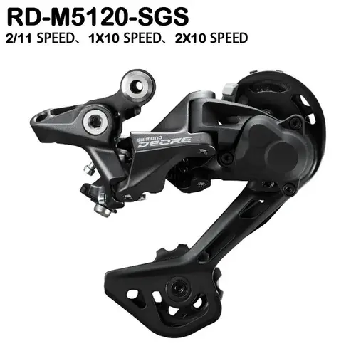 Imagen 2 del producto Shimano Deore M5100 M5120 SGS desviador trasero 11V sombra jaula larga 11 velocidades bicicleta de montaña desviador de bicicleta piezas originales de bicicleta