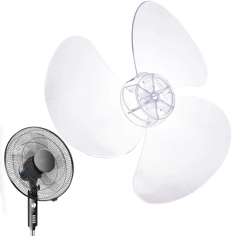 16 Inch 40cm Floor Fan Leaves Fanner Wind For Standing Pedestal Fan Table Fan Universal Accessories Fans Replacement