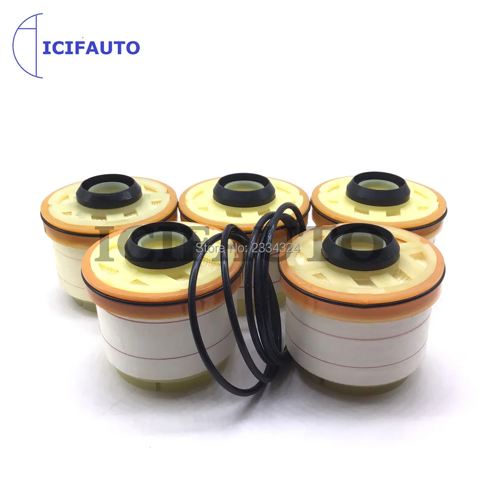 5X Engine Fuel Filter Service Set Kit For Isuzu DMAX D-MAX Pickup 8-98159693-0 8981596930 23390-0L010 23390-0L011 23390-0L020