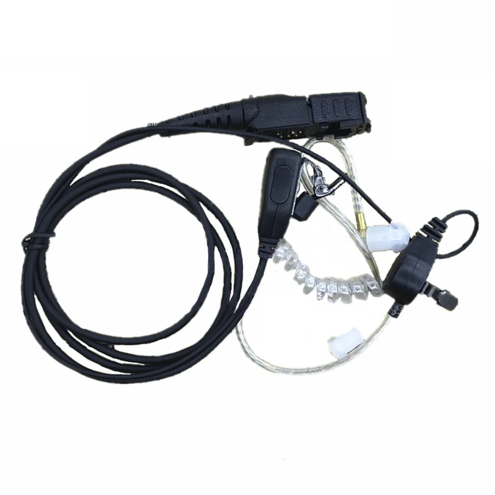 Acoustic Air Tube Earpiece Headset PTT For Motorola TETRA MTP3100 MTP3200 MTP3250 MTP3500 MTP3550 Two Way Radio