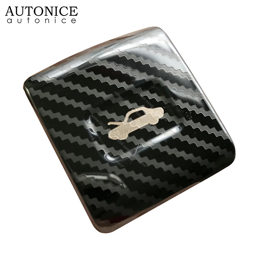 Carbon Fiber Color Head Switch Cover Fit for Toyota Camry Corolla RAV4 Highlander C-HR Avalon Sienna Vios Yaris Sequoia 4Runner