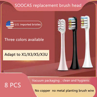 2/4/6/8 PCS SOOCAS X3 X1 X5 Tooth Brush Head mi Mijia Toothbrush Heads Replacement For SOOCARE Sonic Electric Tooth Brush Heads