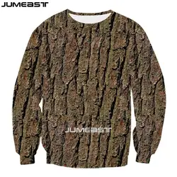 Jumeast Men Women 3D Sweatshirt Bark Oversized Streetwear Harajuku Fashion Long Sleeve T Shirt Spring Autumn Pullover Tops Tees