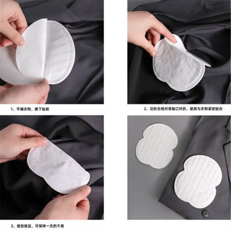 10PCS/bag Disposable Underarm Sweat Pads For Armpit Clothing Anti Absorbent Sweat Pads Perspiration Sticker For Summer