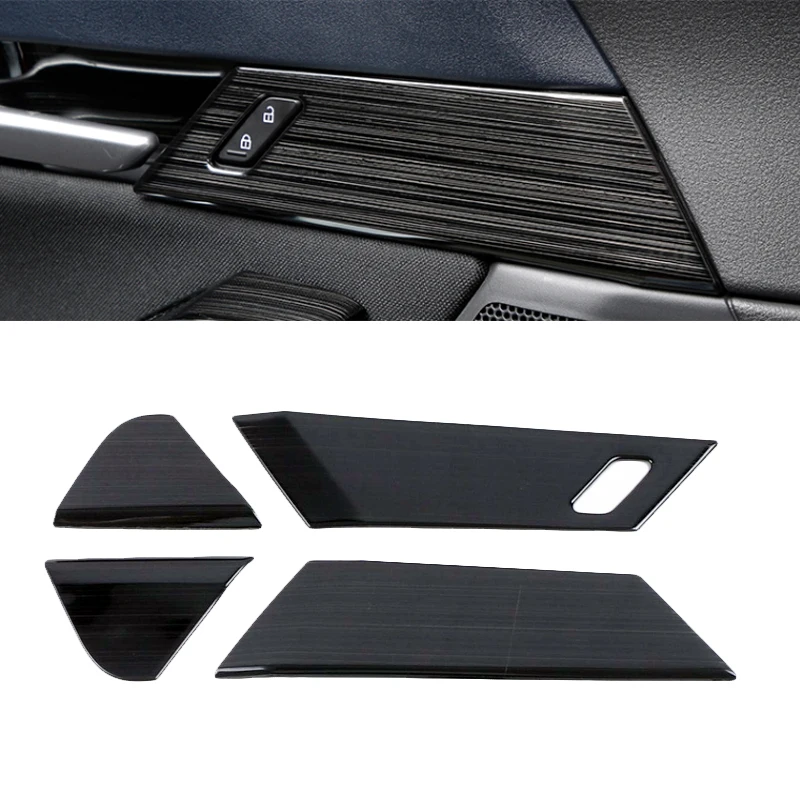 For Mazda CX30 CX-30 2020 2021 2022 2023 Interior Inner Door Handle Bowl Cover Trims Frame Door Bowl Sticker Panel Cover LHD