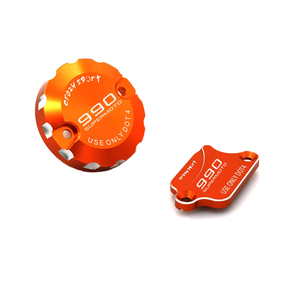 Motorcycle Front Rear Brake Cylinder Fluid Reservoir Cover Cap For KTM 990SMT 990 Super Moto R SMT Motor parts