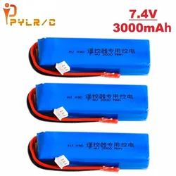 PYLR/C Power 7.4V 3000mah Lipo Battery Rechargeable For Frsky Taranis X9D Plus Transmitter Remote Controller Spare Parts 3pcs