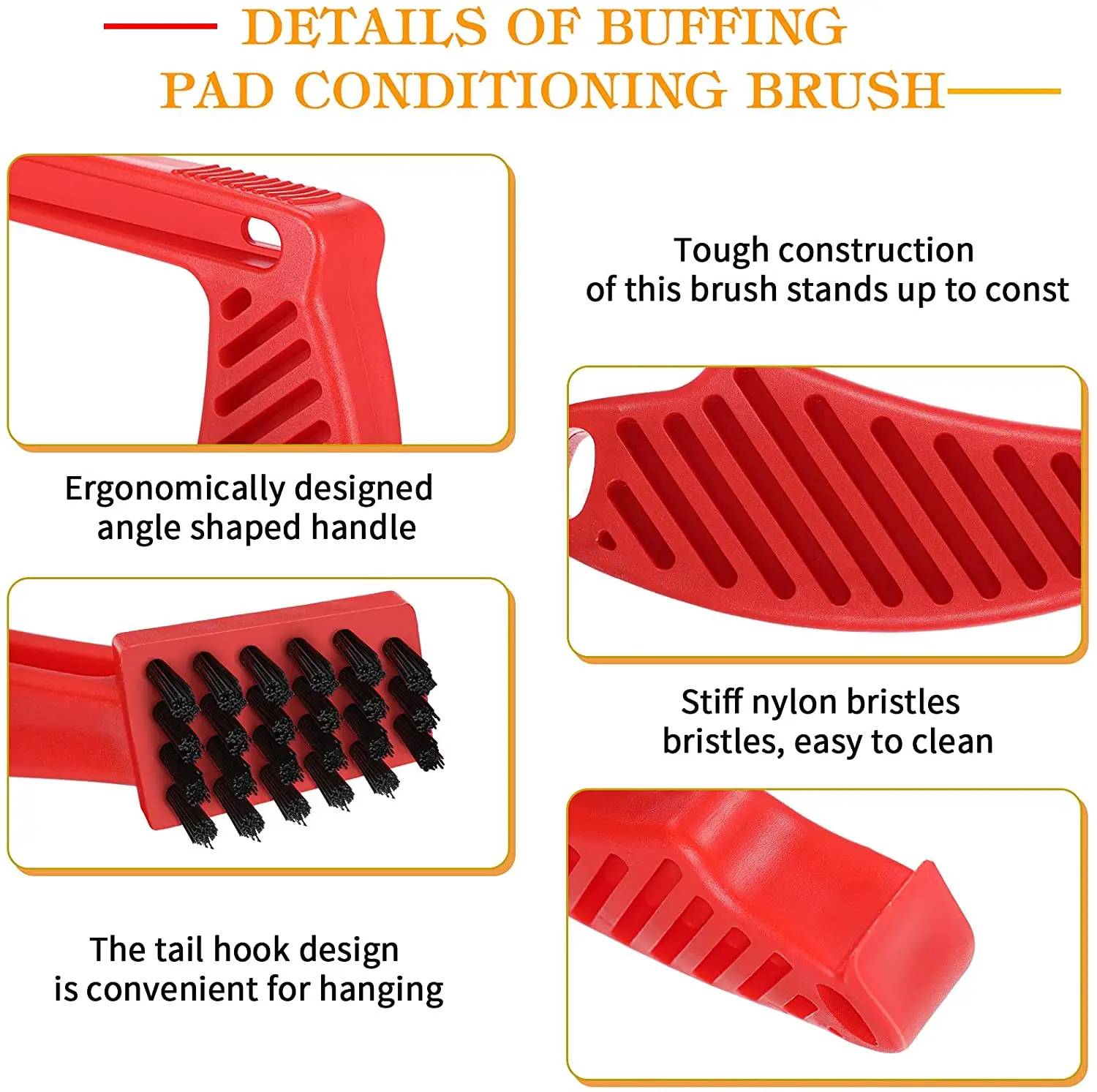 Polishing Spur Tool Set Wool Buffing Pad Cleaning Spur Tool Foam Pad Brush Car Buffing Pad Professional Cleaning Tool