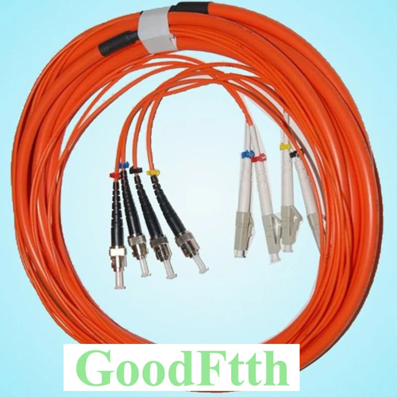 

Patch Cord ST-LC LC-ST Multimode 50/125 OM2 Trunk Breakout 2.0mm 4 Cores GoodFtth 3m 4m 5m 6m 7m 8m 10m 15m 20m 25m