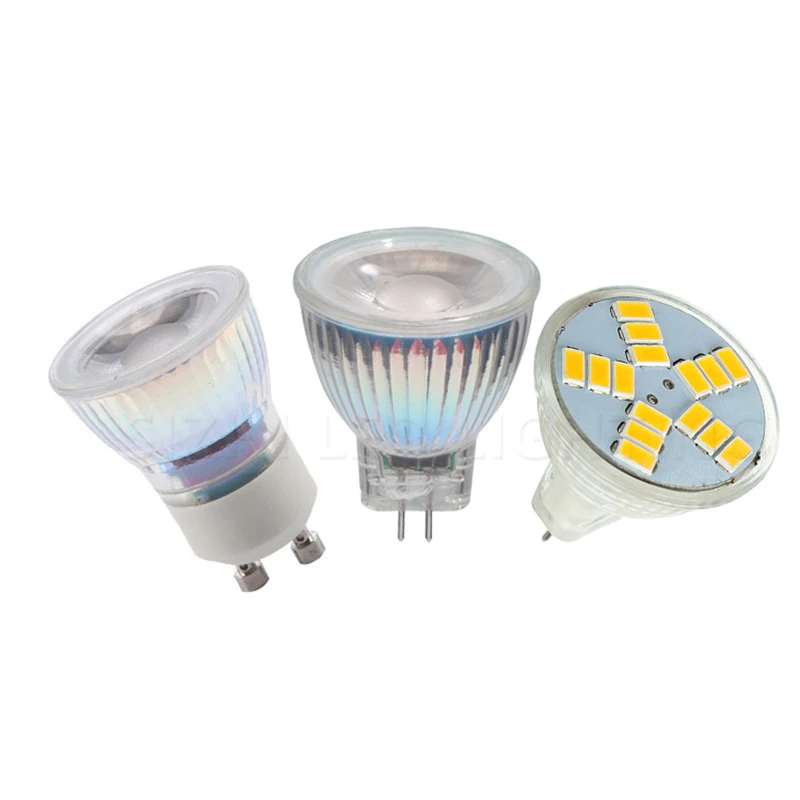 

LED mini GU10 MR11 COB 5W 7W 35mm Spotlight Bulb Lamp 12V 220V COB LED Light replace halogen lamp AC/DC 12V SMD 5730 Home lights