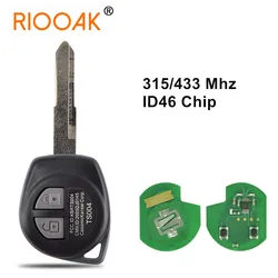 Chiave per auto telecomando 315/433MHz ID46 Chip Transponder Key per Suzuki Swift Jimny SX4 Alto Vitara Ignis Splash