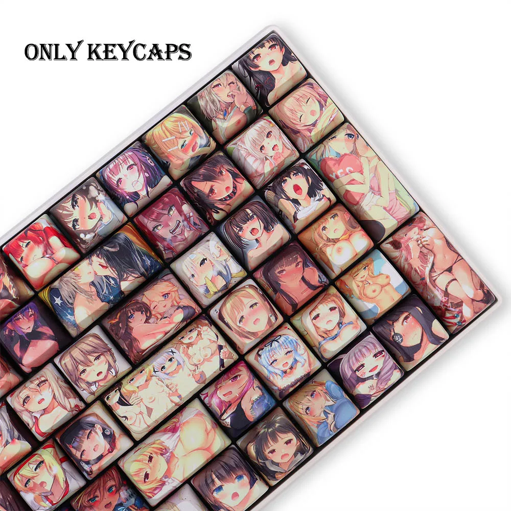 Japanese Anime Keycaps 132 keys PBT Keycap Dye-SUB XDA Profile For Cherry Mx Gateron Kailh Switch Mechanical Keyboard Custom