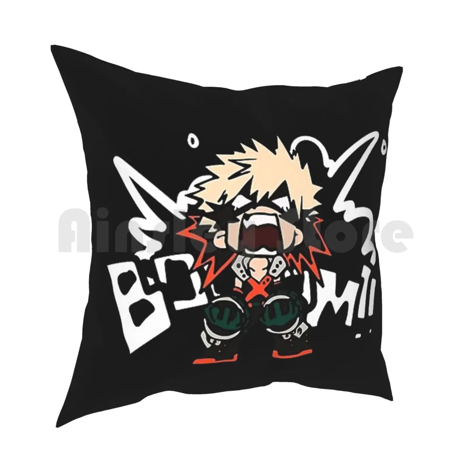 Boom!!! Pillow Case Printed Home Soft Throw Pillow Abang Boku No Hero Academia Bnha Mha Katsuki Bakugo Bakugo Bakugou