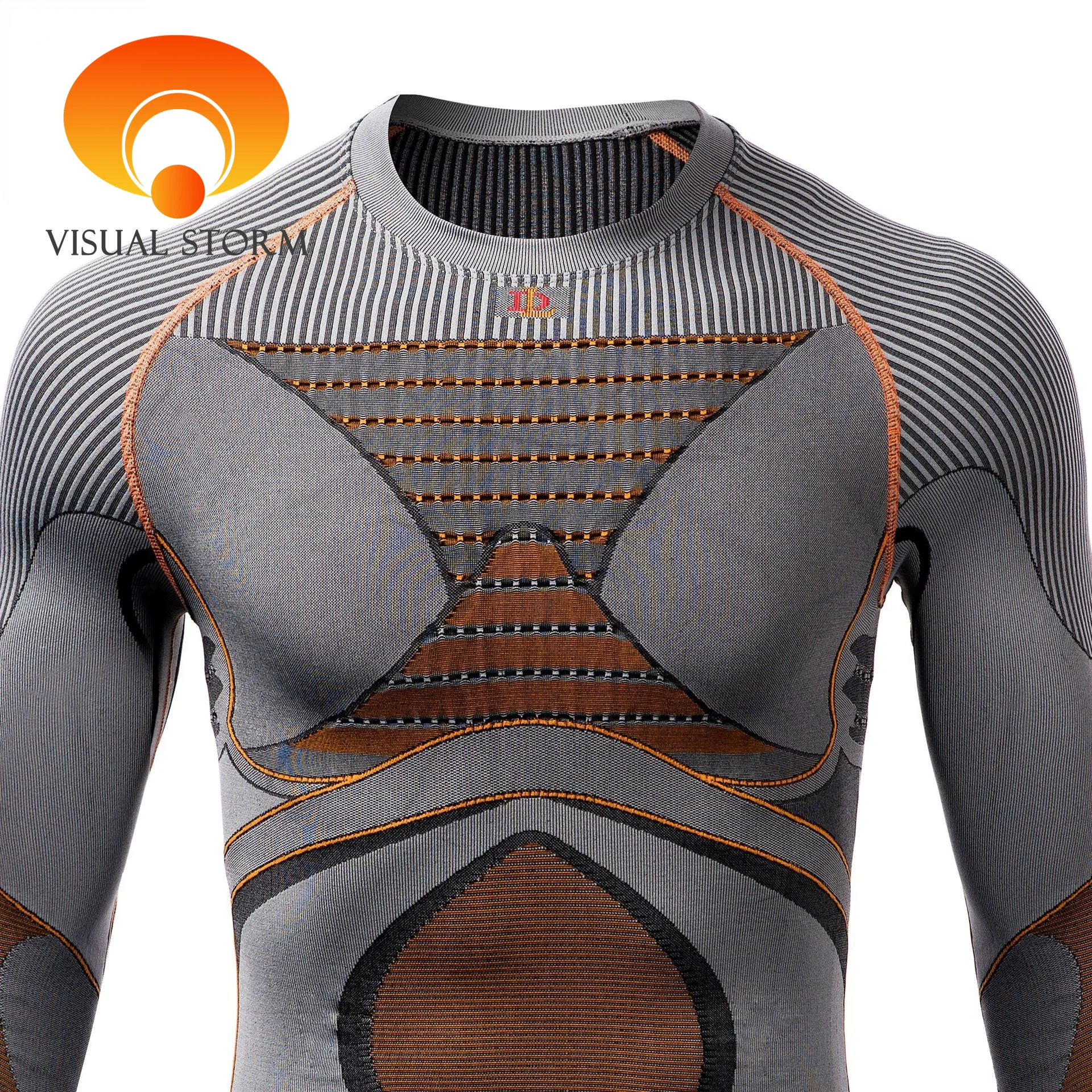 Professional Men Sport Shirt 3D Body Shaper Running Compression Shirts Corset Jersey Waist Trainer Slim Tops Gym Workout Sets