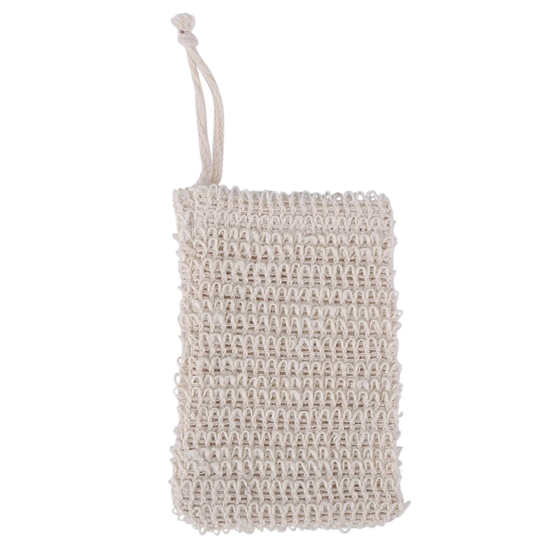 Shower Bath Sisal Soap Bag Natural Sisal Soap Bag Exfoliating Soap Saver Pouch Holder 36Pcs