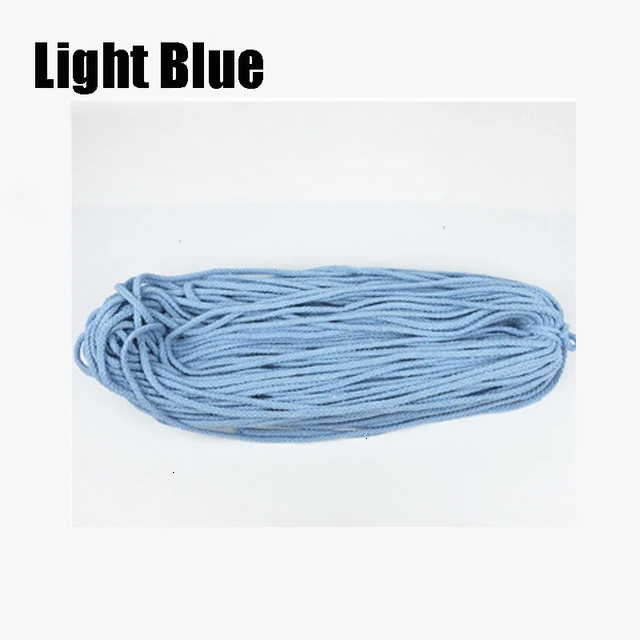 Corde torsadée en coton, 21 couleurs, 90M, 5mm, 100 Yards, cordon en macramé, artisanat fait à la ma