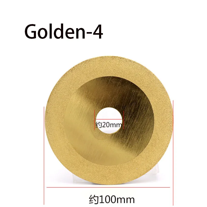 1 pçs 4 "100mm diamante viu lâminas de corte moagem moagem mármore folha ângulo moedor/vidro polimento discos corte
