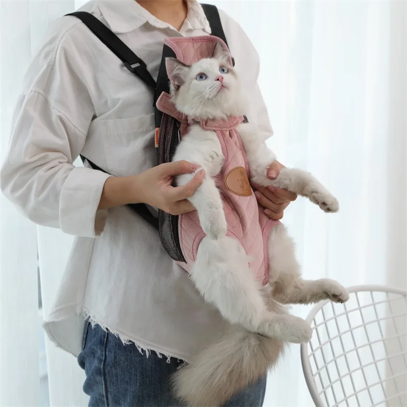 Hoopet Pet Cat Carrier Fashion Travel Bag Dog Backpack Breathable Pet Bags Shoulder Puppy Carrier