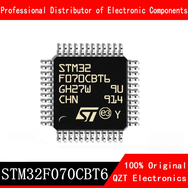 

5pcs/lot new original STM32F070CBT6 STM32F070 LQFP-48 microcontroller MCU In Stock