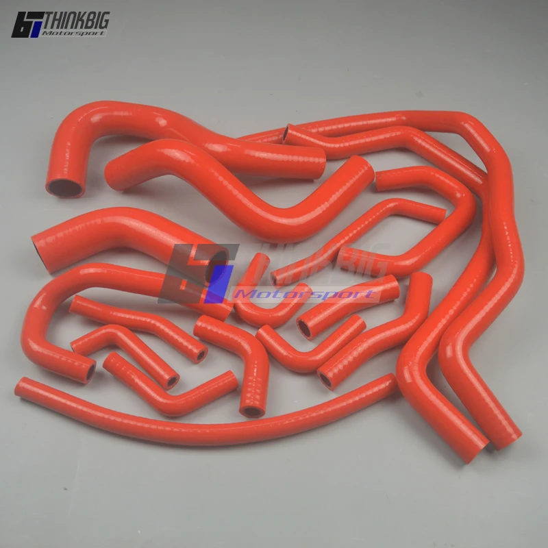 Silicone Radiator Hose Kit For 2012-2019 Suzuki Swift Sport ZC32S 1.6L M16A (17pcs)