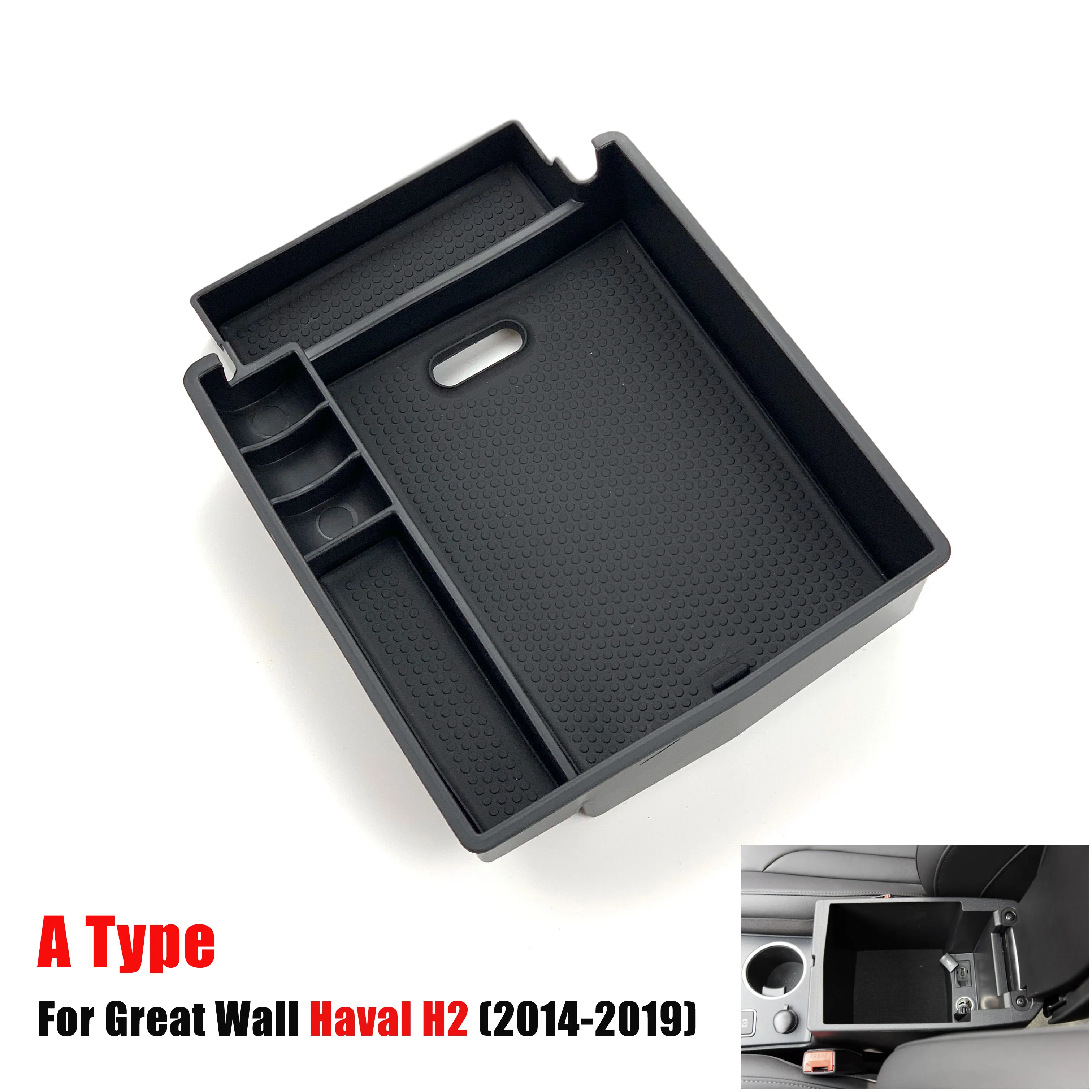 Automobile Armrest Storage Box For Great Wall Haval H2 H6 H7 H7L H9 Center Console Container Storage Organizer car Accessories