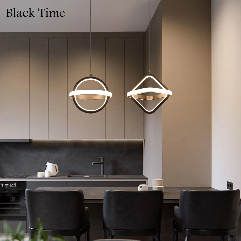 Simplicity LED Pendant Light for Dining Room Kitchen Living Room Bedroom Indoor Small Ceiling Pendant Lamp Home Decoration Light