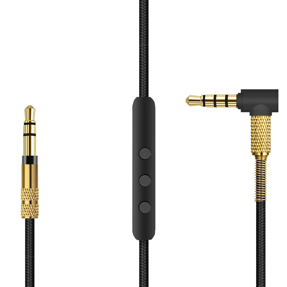 Replacement Gold Plated Audio Cable Wire for B&O BeoPlay H4 H6 H7 H8 H8i H9 H9i Headphones AUX 3.5mm - 3.5mm Male to Male