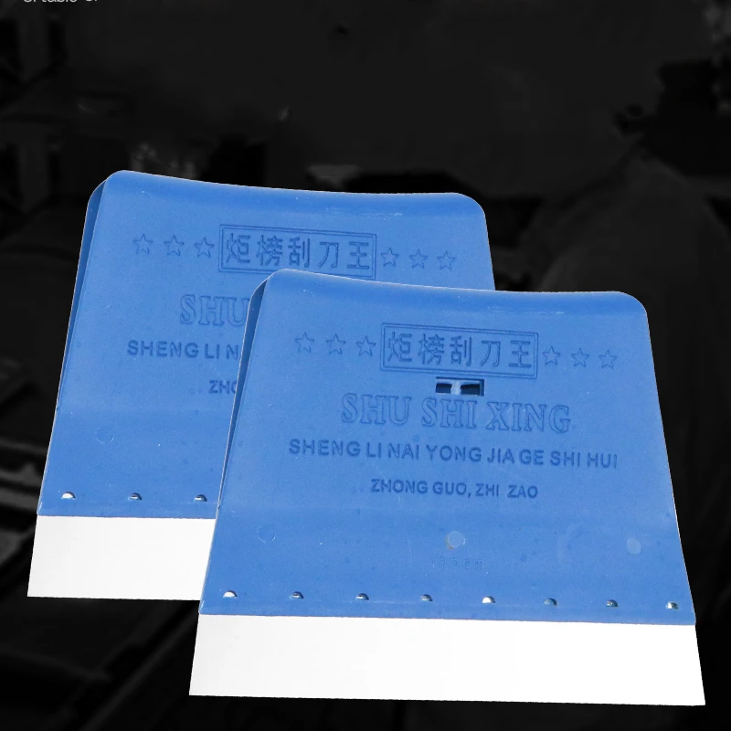 Imagem -01 - Parede de Putty Reboco Plástico Raspador de Lâmina Limpeza pá Gyp Gesso Mão Ferramentas de Construção Aço Inoxidável parede de putty reboco plastico raspador de lamina limpeza pa gyp gesso mao ferramentas de construcao aco inoxidavel 01