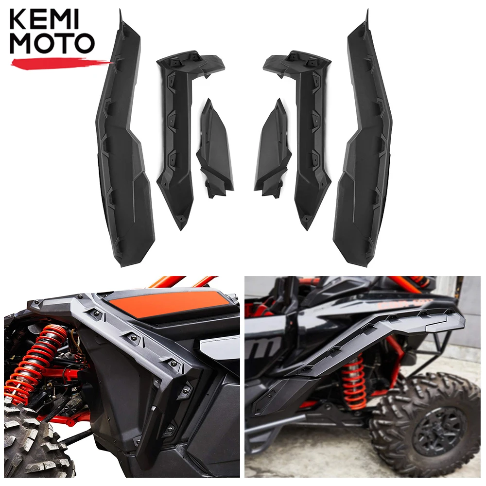 Off-road UTV Maverick X3 Fender Flares 715002973 For Can-am X3 Max XRS TurboX RS MR DS RC 4x4 2017-2024 For BRP Extended Guards