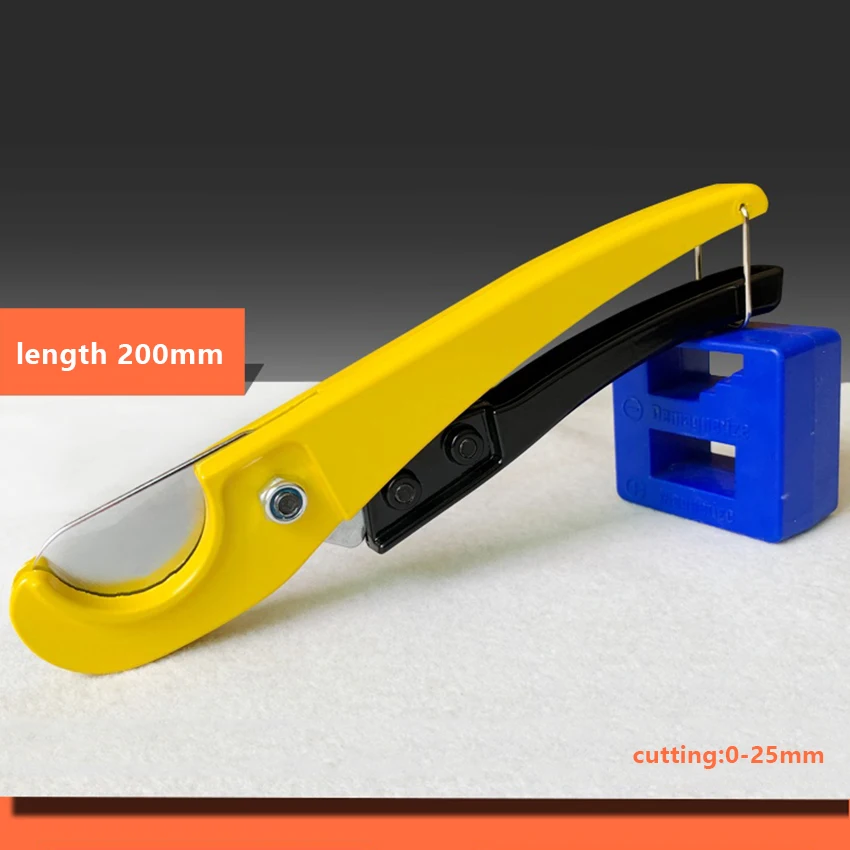 High quality PVC Pipe Cutter 25mm Aluminum Alloy Scissors Tube Cutter PVC/PU/PP/PE Hose Cutting Hand Tools