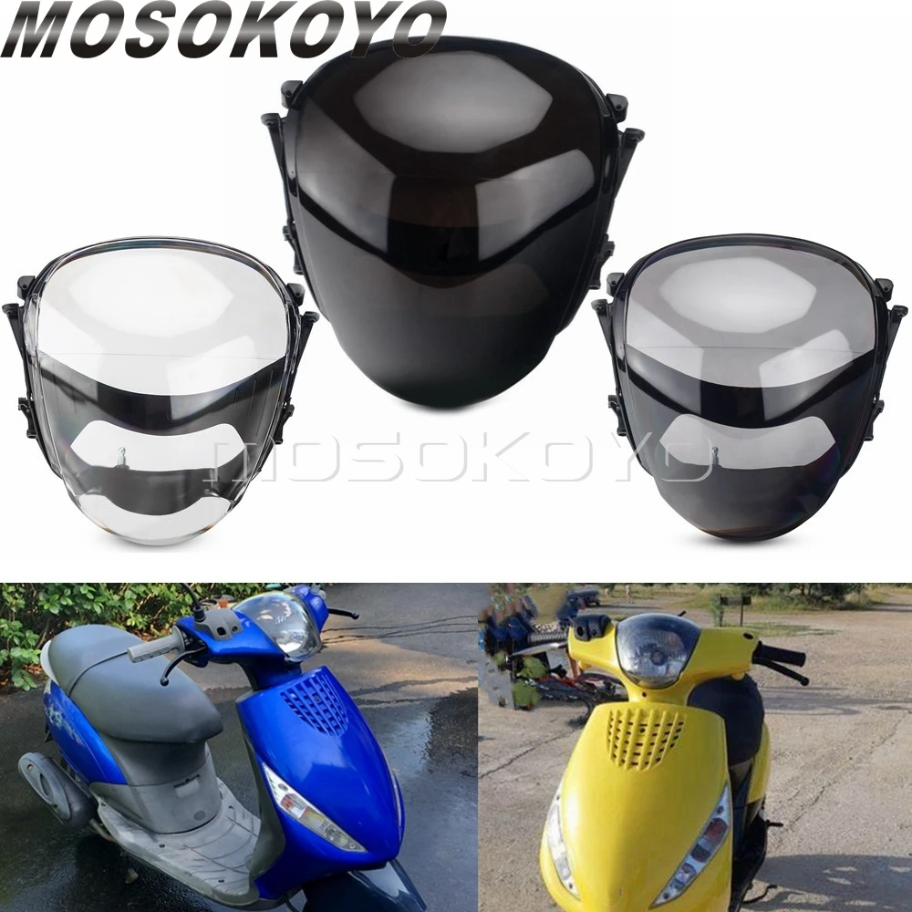 Scooter Headlight Cover Glass Front Head Light Lamp for Piaggio Zip 100 98 4T 125 124 50 49 2T AC 50 49 4T 50 2T DT LC SP SP2